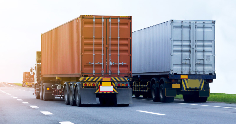 Trucking-Service-Douglasville-Georgia-Trucks-on-Highway